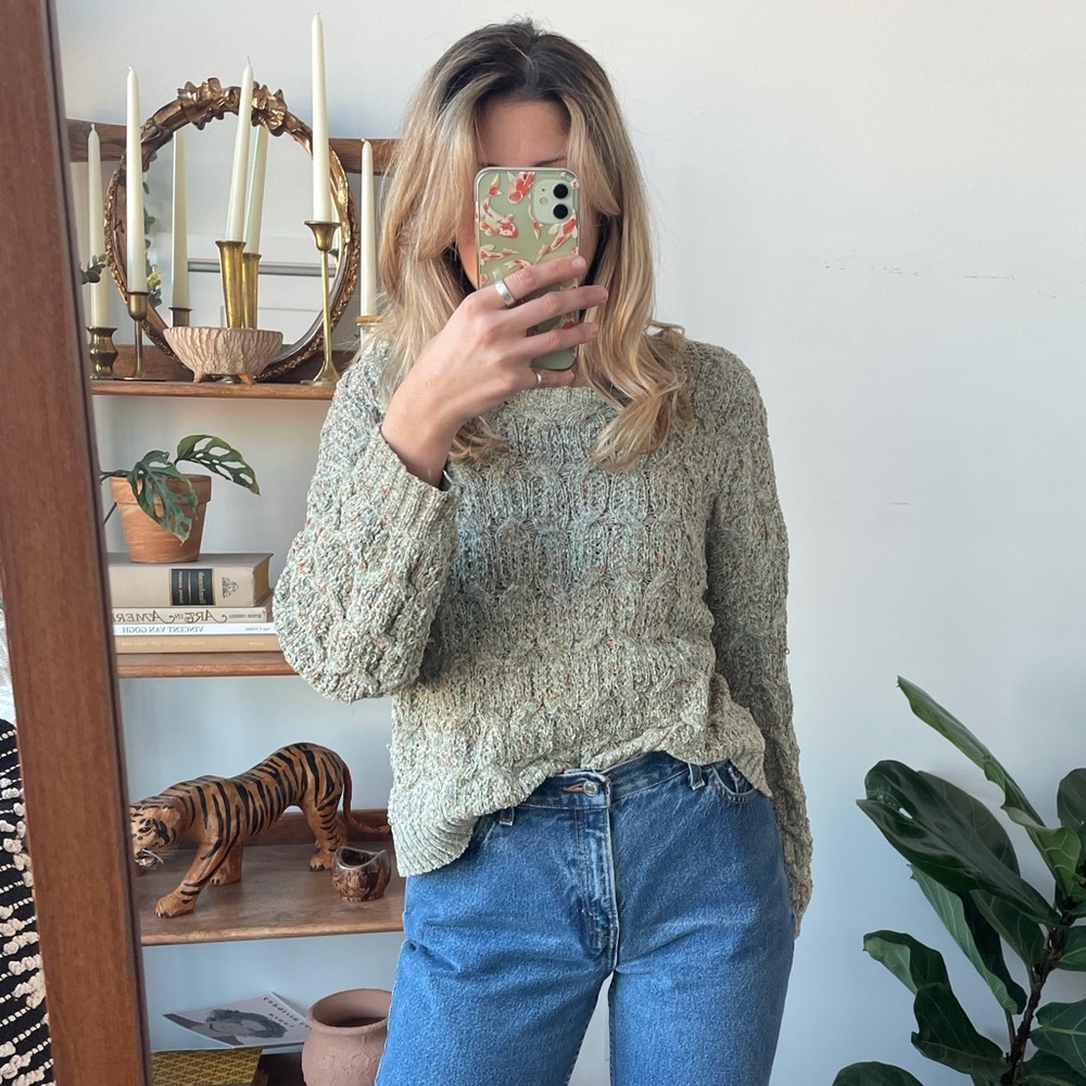 Marbled Sage Sweater
